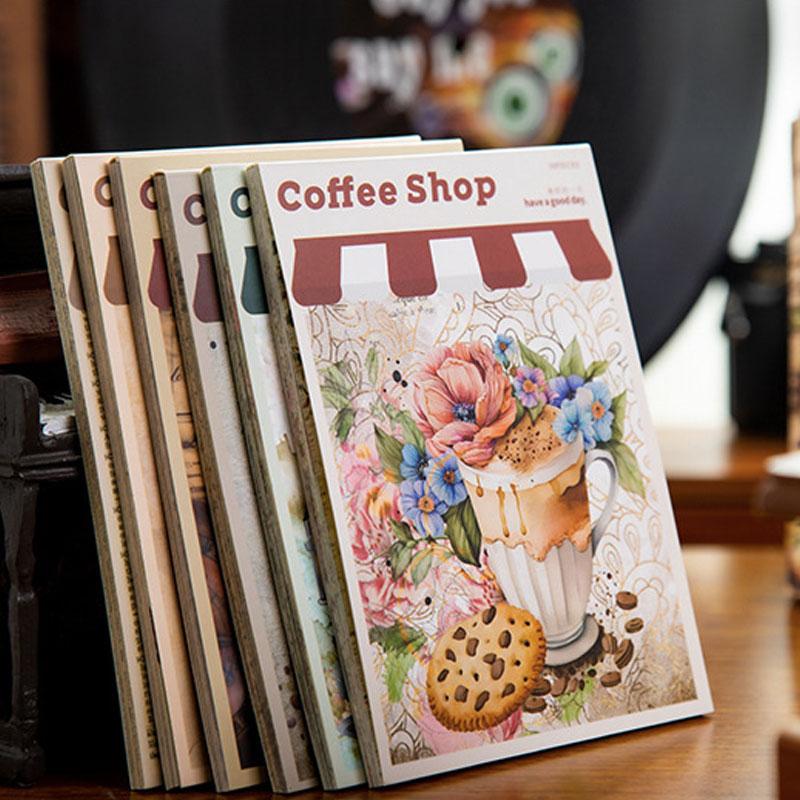 コラージュ 素材 デザイン ペーパー コーヒー カフェ 珈琲 ジャンク