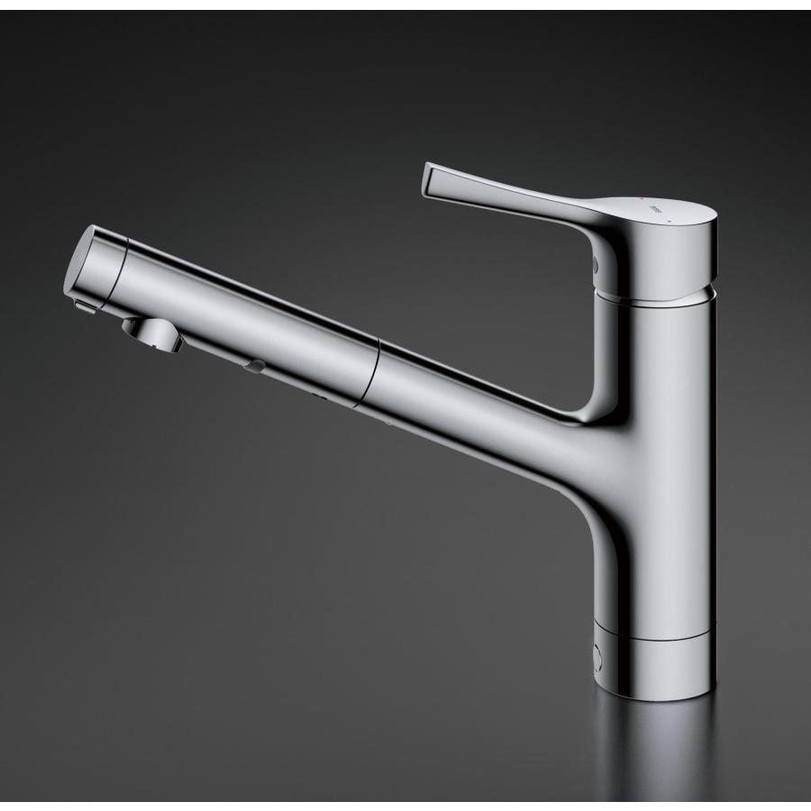 TOTO TKS05305JA 台付シングル混合水栓（エコシングル、ハンドシャワー