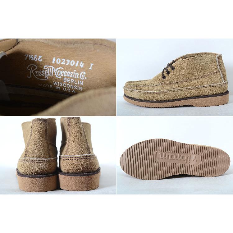 RUSSELL MOCCASIN ラッセル モカシン ベージュ メンズ シューズ