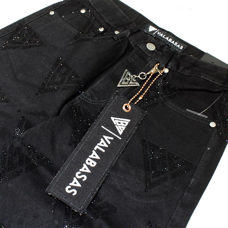VALABASAS ヴァラバサス バギーデニムパンツ 29-32インチ ブラック/黒