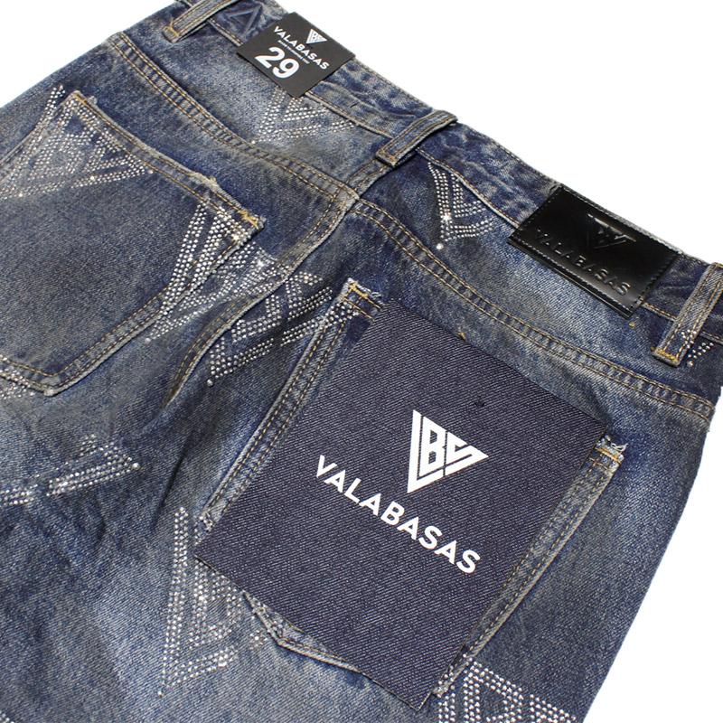 VALABASAS ヴァラバサス バギーデニムパンツ 29-32インチ ブラック/黒