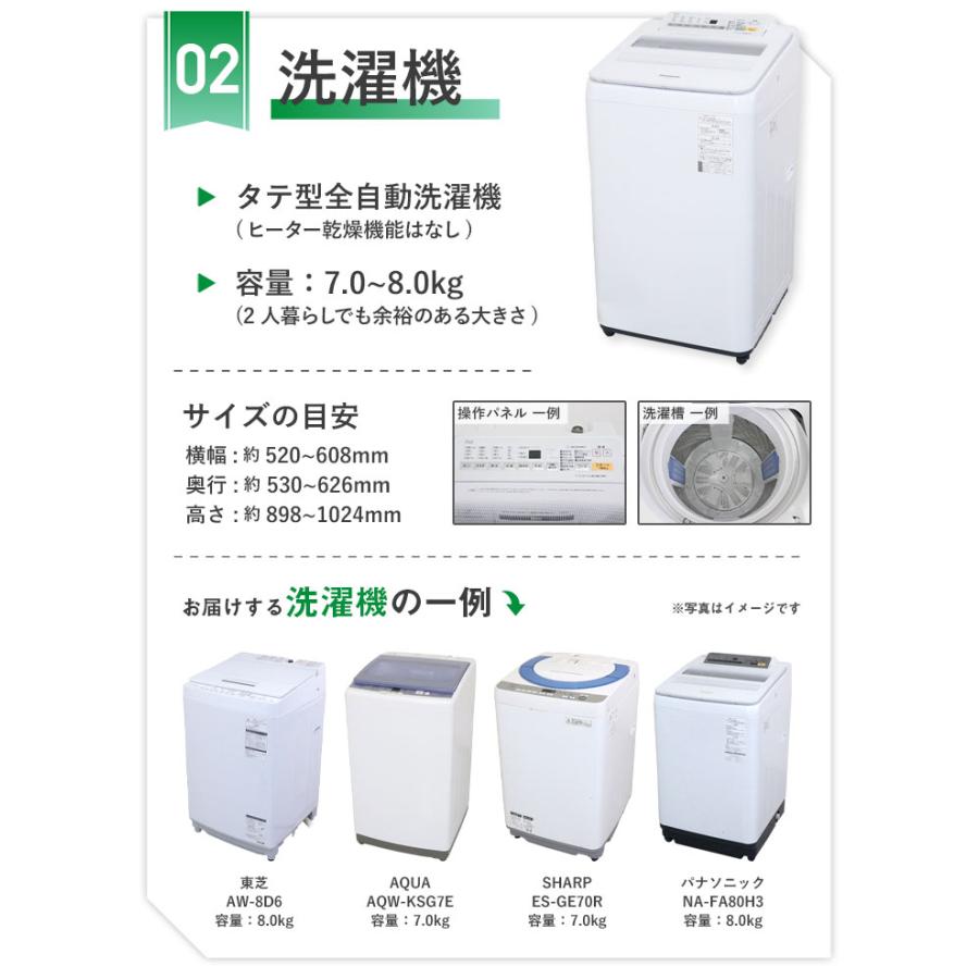 SHARP（シャープ） 中古家電セット 二人暮らし 3点セット 冷蔵庫 洗濯