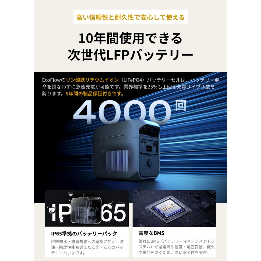 ECOFLOW ポータブル電源 セット リン酸鉄 DELTA 3 Plus + 専用バッグ