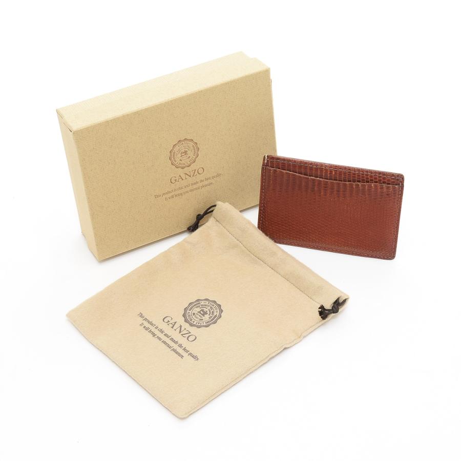 GANZO（ガンゾ） ○475256 GANZO ○パスケース カードケース リザード