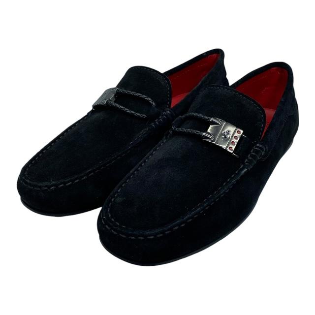 美品】トッズ×フェラーリドライビングシューズスエードブラック7サイズ