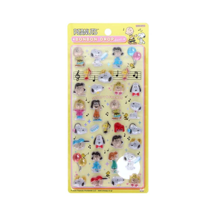 サンスター文具 ボンボンドロップシール スヌーピー＆フレンズ