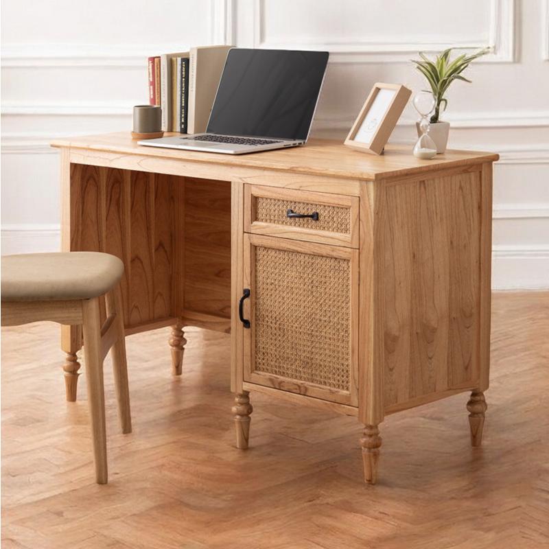 デスク おしゃれ 収納付き 片袖デスク 片袖机 木製デスク 書斎机