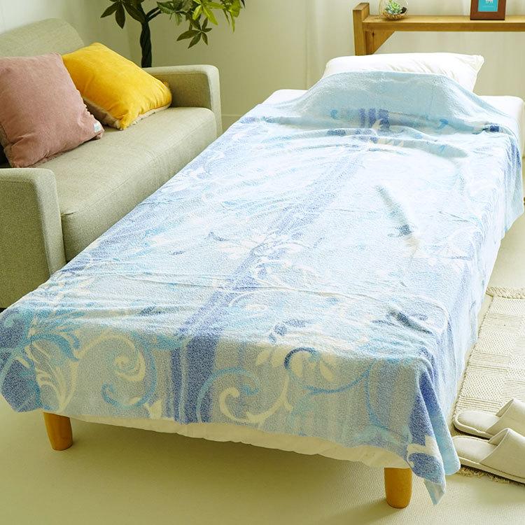 タオルケット 2枚セット シングルサイズ 140×190cm プリント マイヤー