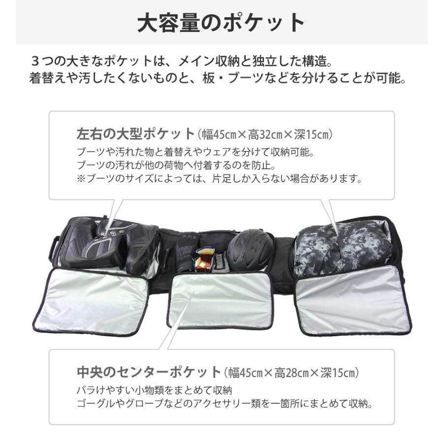 VAXPOT（バックスポット） スノーボードケース キャスター 付き