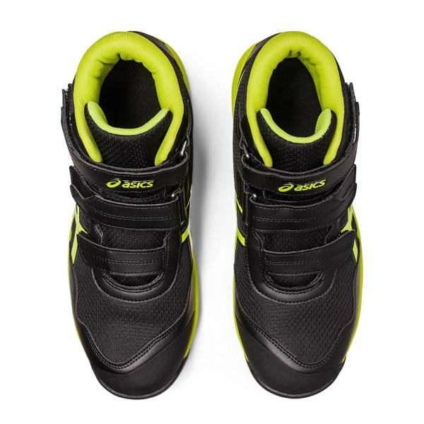 ウィンジョブ [新作] アシックス 安全靴 CP216 ブラック×ネオンライム