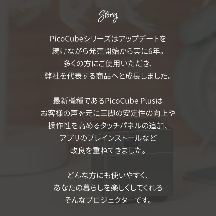 小型プロジェクター ピコキューブ Plus Picocube 天井 家庭用 高画質