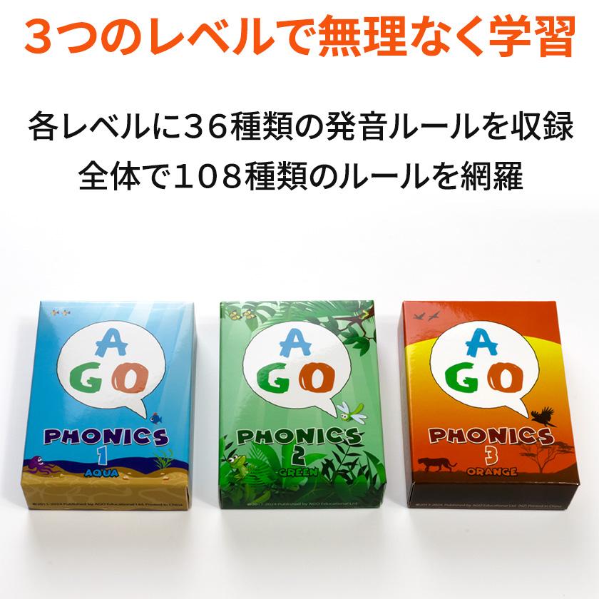 AGO フォニックス カードゲーム 3レベルセット 第2版 ボックスセット