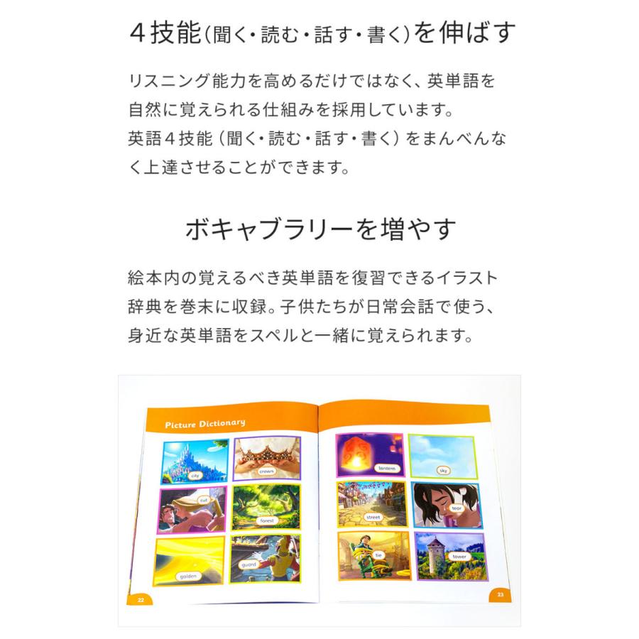 Disney（ディズニー） 絵本 英語 Disney Kids Readers Level3 Pack