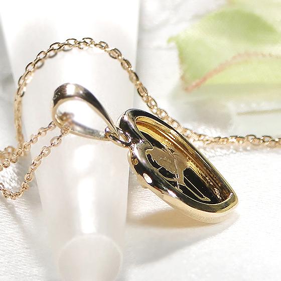 コインネックレス 24金 キューピット 純金 K24 K18 2022 ハート コイン