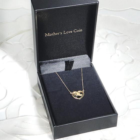 コインネックレス 24金 純金 キューピット K24 K18 2022 ハート コイン