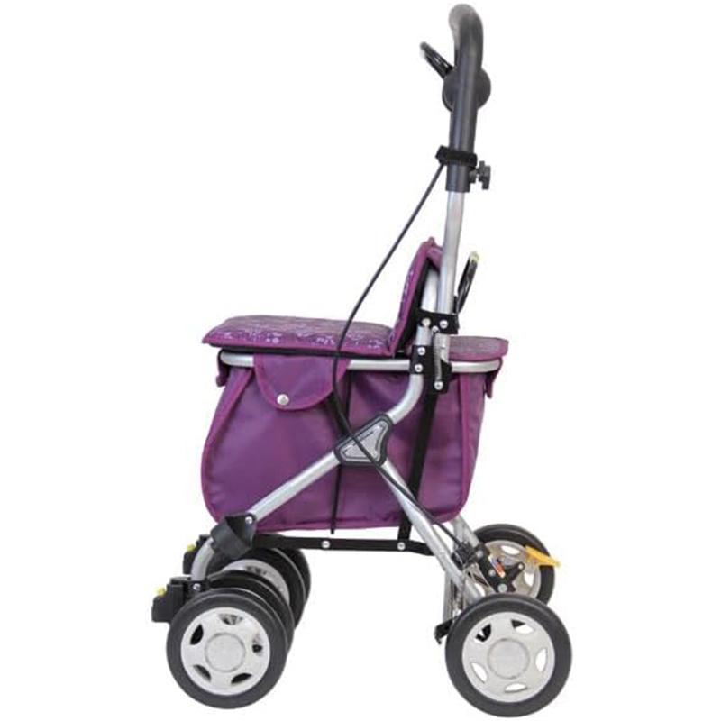 幸和製作所 シルバーカー テイコブ フラワーパープル RUS04 手押し車