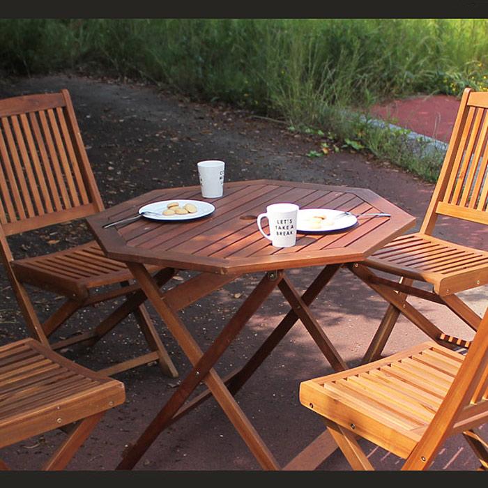 イケア（IKEA） ガーデン テーブル セット 90幅 ガーデン5点セット