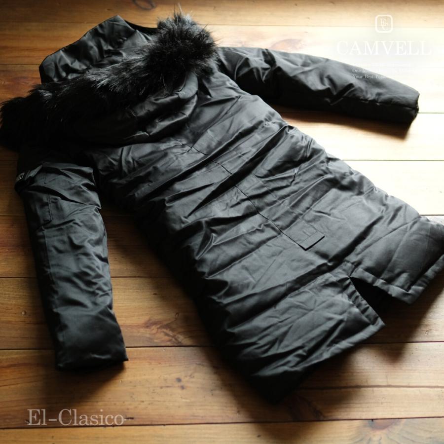 新品*英国ロンドン *CAMVELL キャンベル*ロングダウンコート ブラック