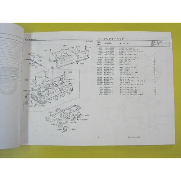 Z400FX パーツリスト E1〜E3用/E4用 : エルウェーブ - 通販 - Yahoo