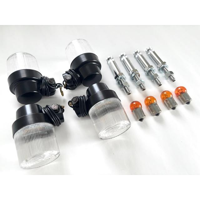 CGC ヨーロピアン ウインカー セット 300型 B/W 汎用 丸型大 : エル