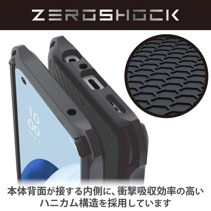 ELECOM（エレコム） OPPO Reno7 A OPG04 用 ZEROSHOCK グリップ