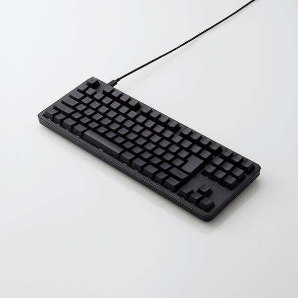 ELECOM（エレコム） 赤軸 テンキーレス 有線 メカニカル テンキーレス