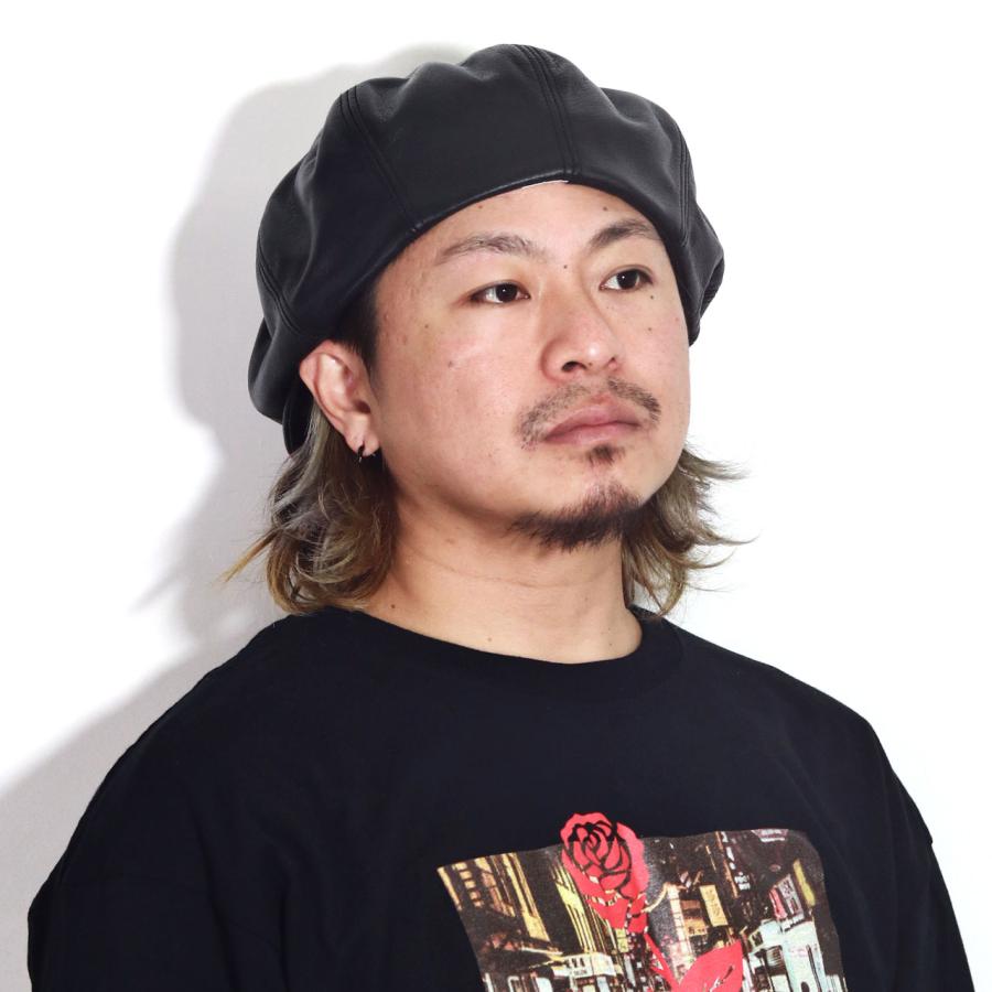 NEW YORK HAT（ニューヨークハット） レザーキャスケット 革