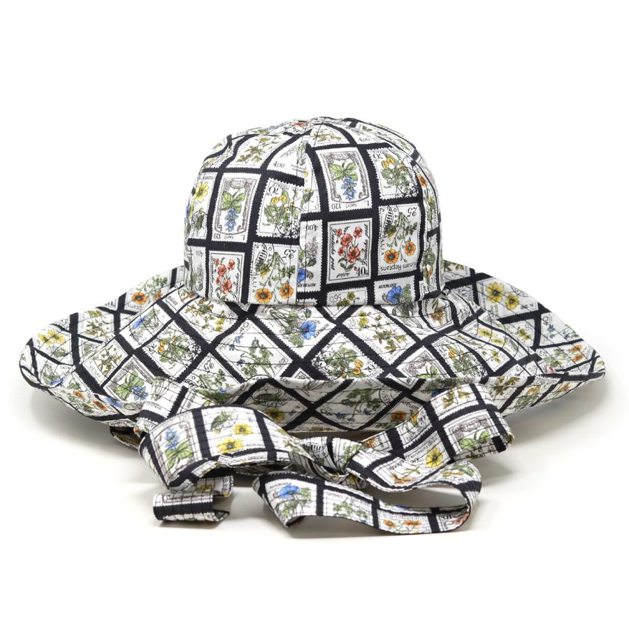 Barairo no Boushi 帽子 レディース UVカット 春夏 つば広 バラ色の