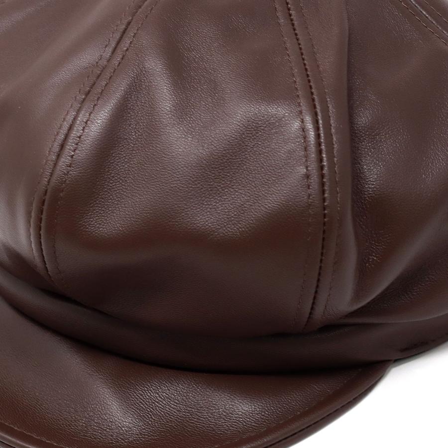 ReqHatter ラムレザー キャスケット メンズ レディース キャスケット