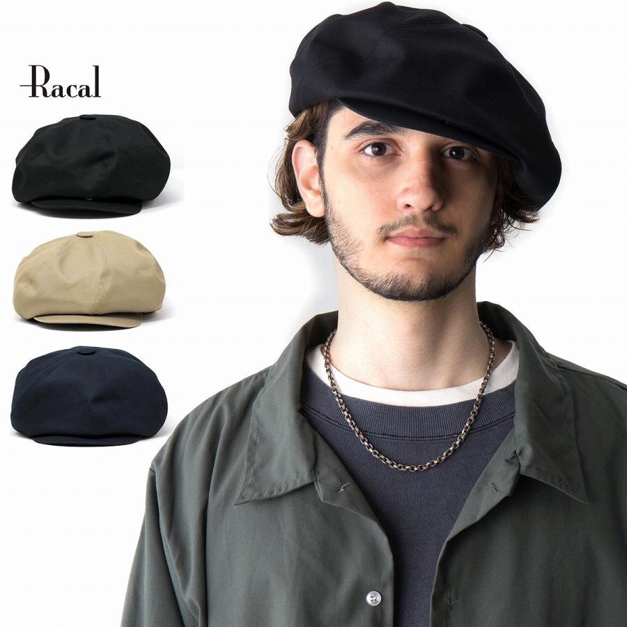 RACAL（ラカル） ビッグ キャスケット メンズ ツイスト 春夏