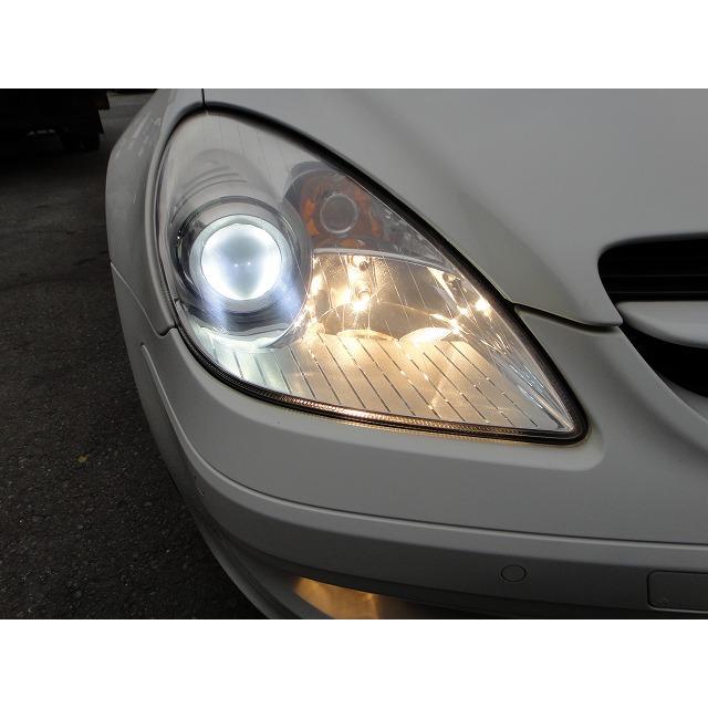 メルセデス ベンツ SLK200 R171 等 純正左右 ヘッドライト LED球 加工
