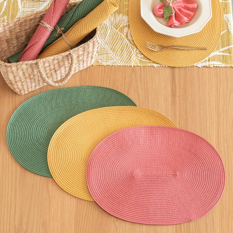 ELEMENTS ランチョンマット オーバル 4枚セット プレースマット