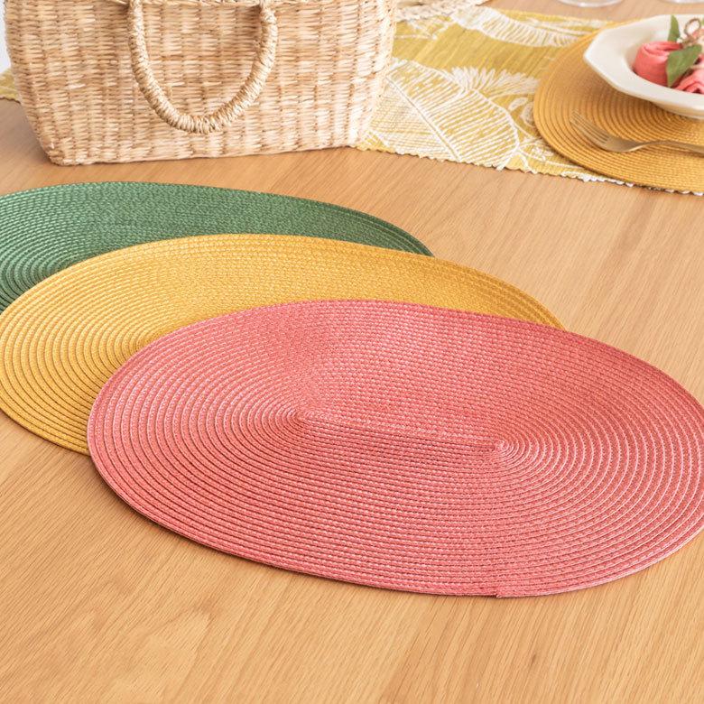 ELEMENTS ランチョンマット オーバル 4枚セット プレースマット