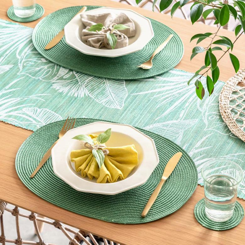 ELEMENTS ランチョンマット オーバル 4枚セット プレースマット