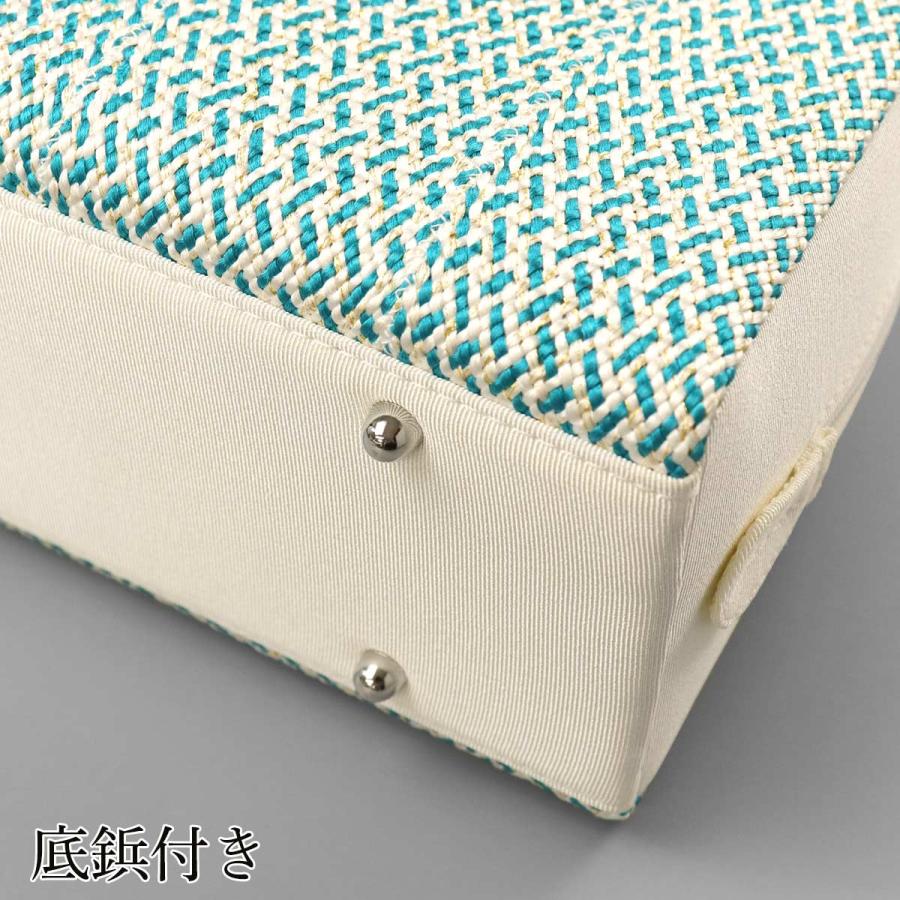 衿秀 公式 バッグ 和装 着物 ばっぐ bag 利休 横長タイプ 小田巻 組紐