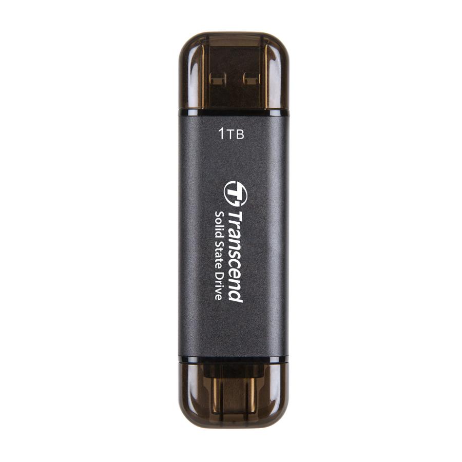 Transcend（トランセンド） ポータブルSSD 1TB デュアルコネクタ