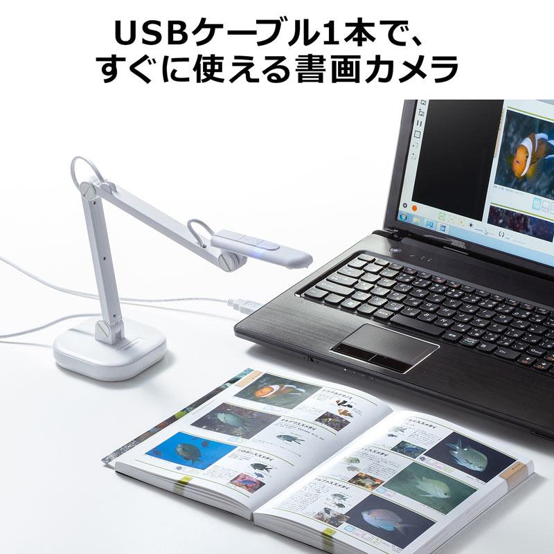 SANWA SUPPLY（サンワサプライ） 書画カメラ USB接続 高画質 800万画素