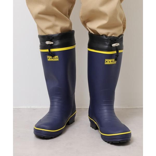 メンズ レインブーツ ラバーブーツ 作業用 長靴 ゴム長靴 ドローコード