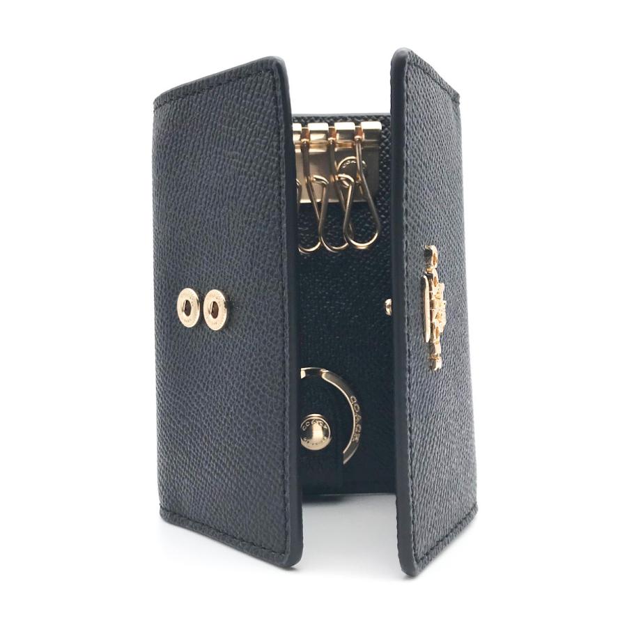 COACH（コーチ） ☆COACH☆ ファイブ リング キーケース ブラック