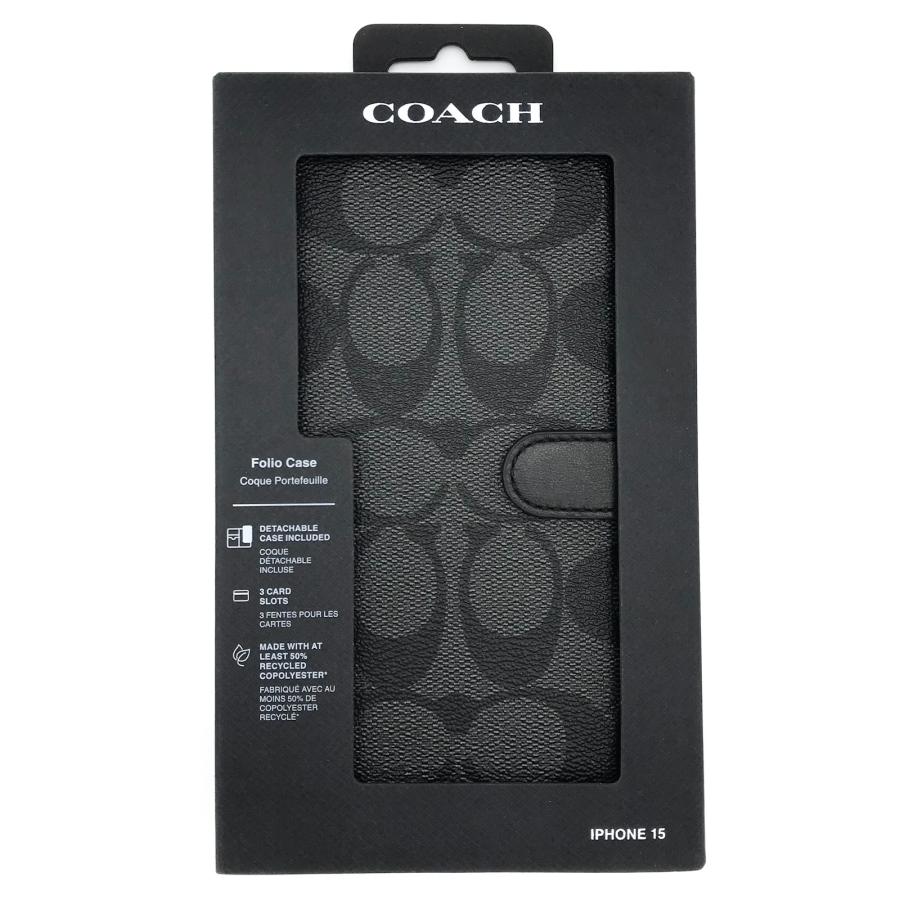 COACH（コーチ） スマホケース 手帳型 ☆COACH☆ iPhone 15 フォリオ
