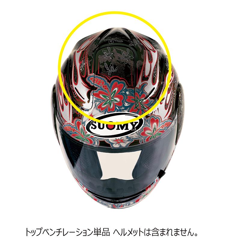 SUOMY（スオーミー） リペアパーツ S0241 SPGBブラックフラワー用