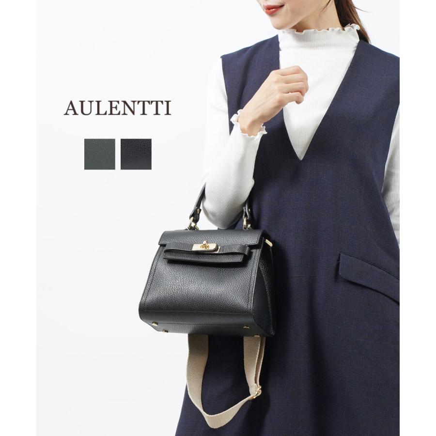 AULENTTI（オウレンティ） ハンドバッグ ショルダーバッグ レザー