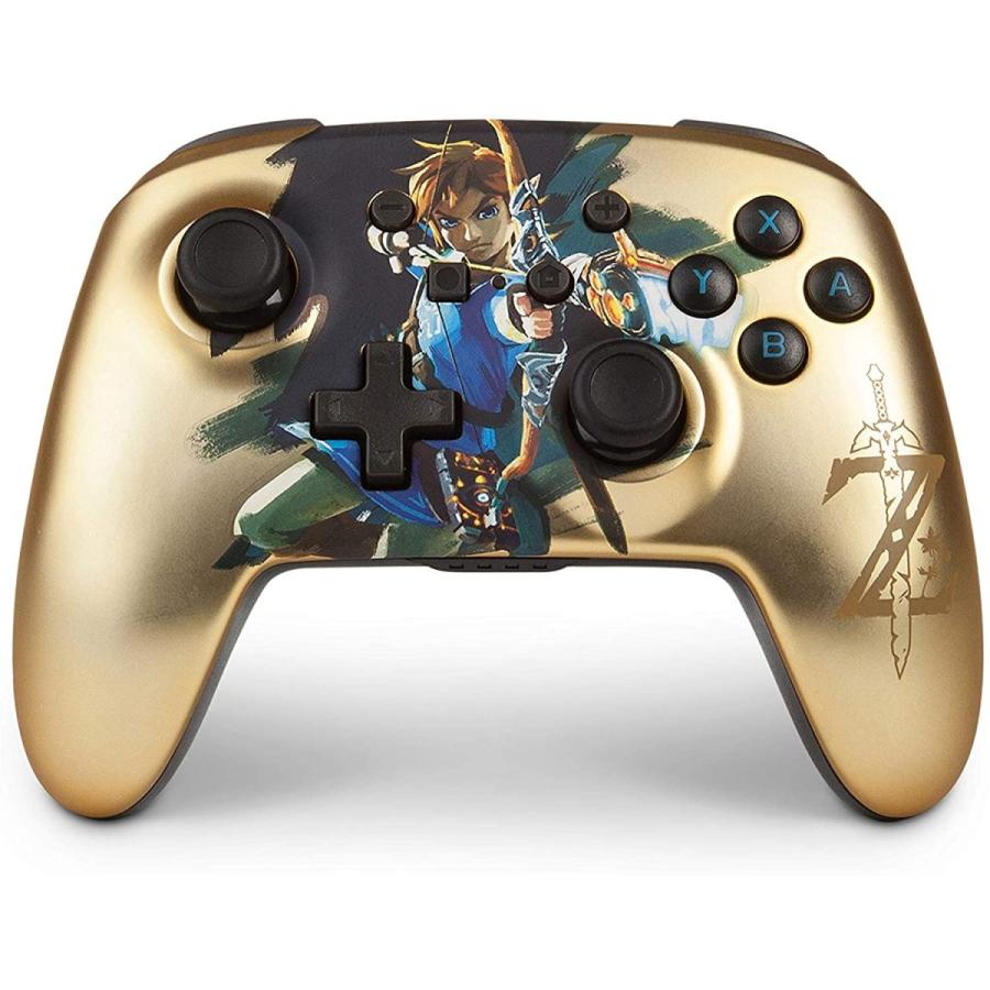 ニンテンドースイッチ コントローラー ゼルダの伝説 リンク ゴールド