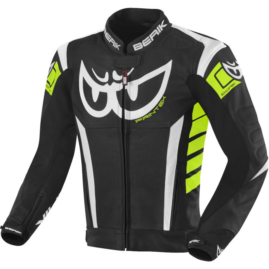 Berik べリック Zakura レザージャケット / ブラック・ホワイト