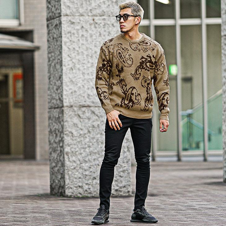 joker（ジョーカー） ニット メンズ オーバーサイズ ブランド モヘア