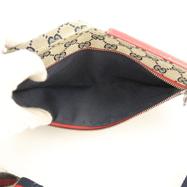 グッチ GUCCI シェリーライン GG柄 レッドネイビー GGキャンバス