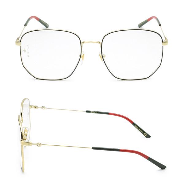 GUCCI（グッチ） メガネ 眼鏡 フレーム のみ GG0396O-001 ブラック