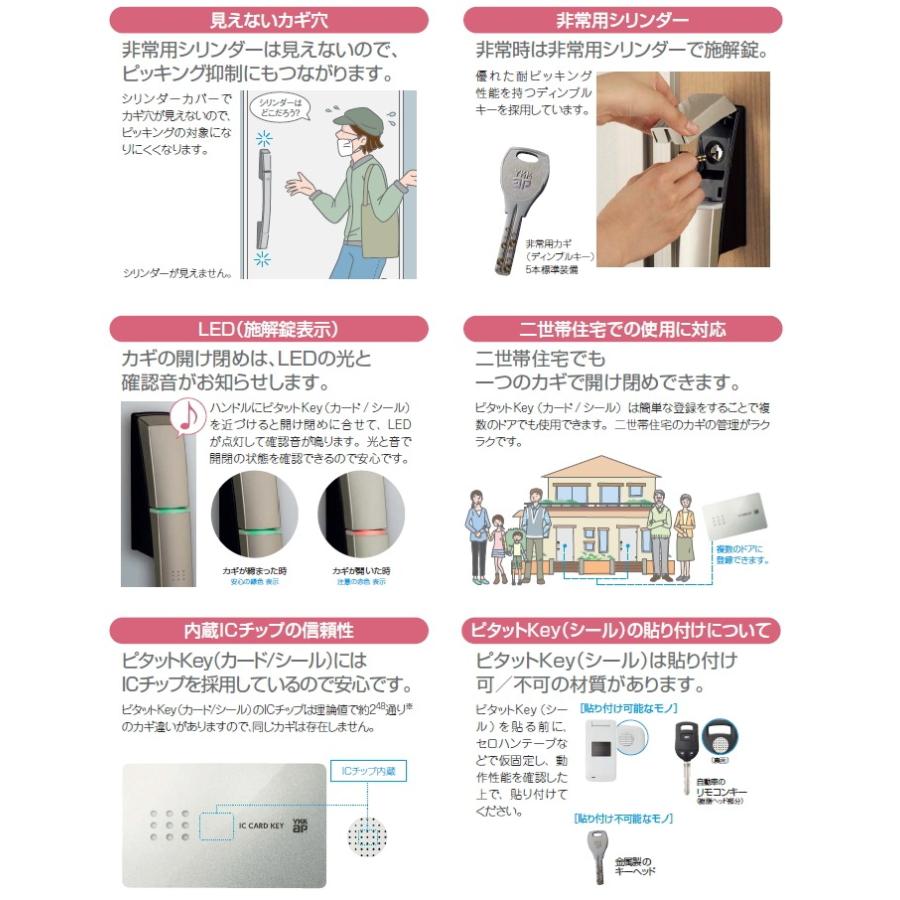 YSHHW-2K49929] YKKap YKK スマートコントロールキー ピタットキー