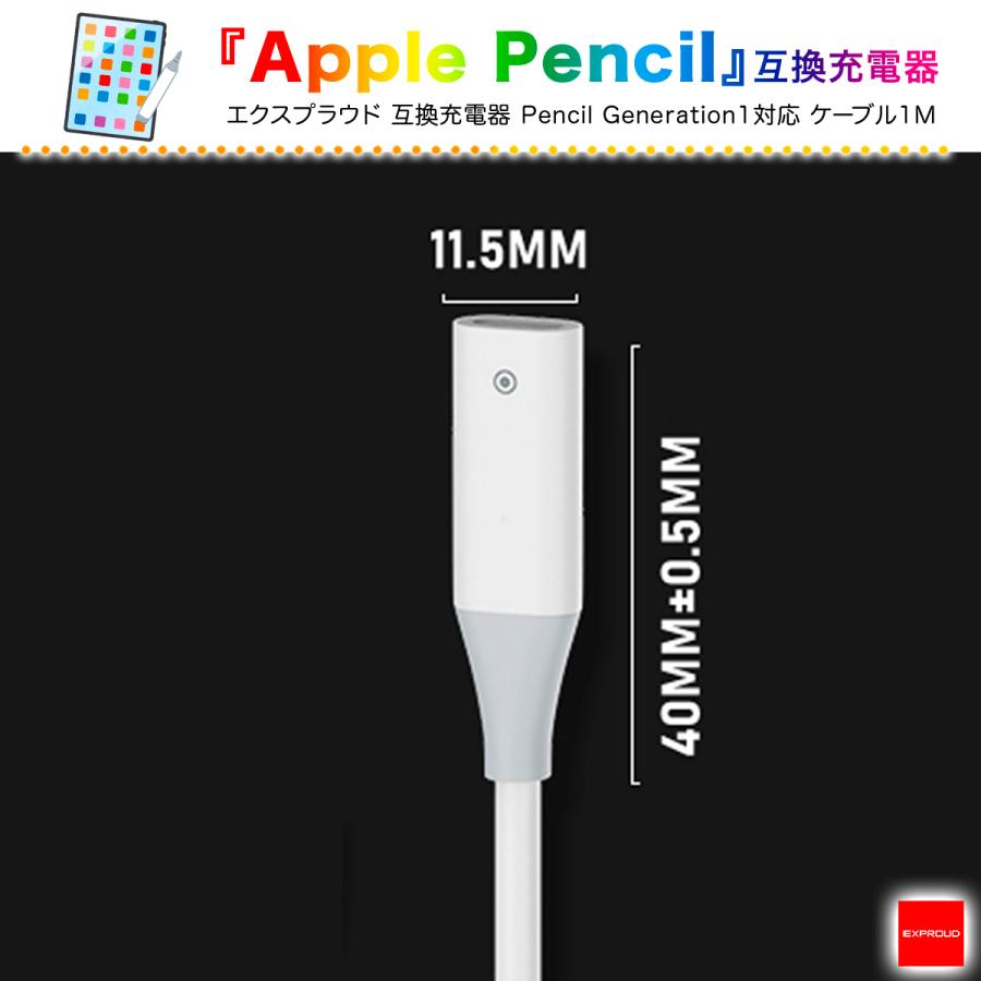 送料無料 Apple Pencil 第1世代 互換充電器 Type-A 最新モデル