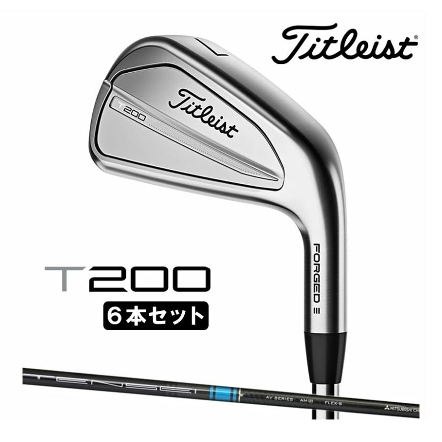 Titleist（タイトリスト） T200 2023 アイアン 6本セット(#5-P) メンズ